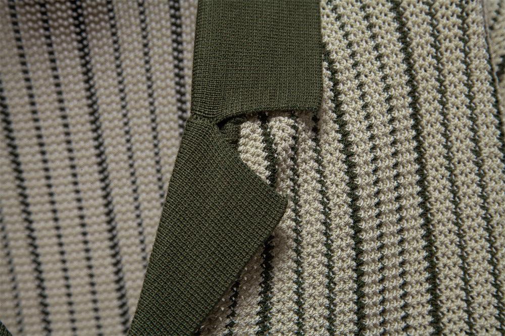 Playera Polo Hombre Casual Manga Corta Listrada con Detalles Ocos - Montserrat